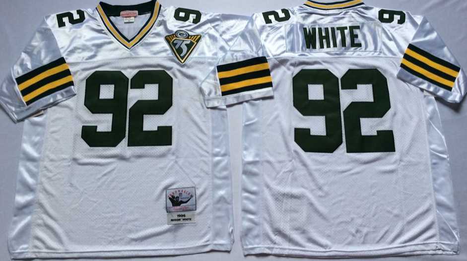 Packers 92 Reggie White M&N Throwback Jersey